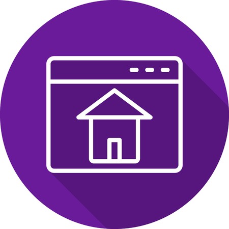 Vector Homepage Iconのイラスト素材