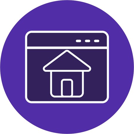 Vector Homepage Iconのイラスト素材