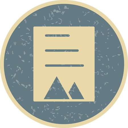Vector Document Iconのイラスト素材