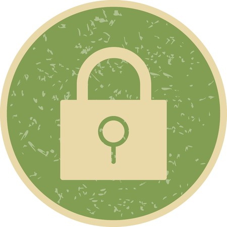 Vector Lock Iconのイラスト素材