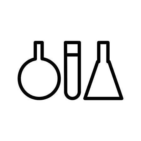 Vector Test Tubes Iconのイラスト素材