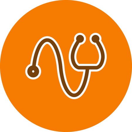 Vector Stethoscope Iconのイラスト素材