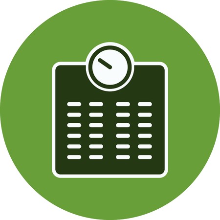 Vector Weighting Machine Iconのイラスト素材
