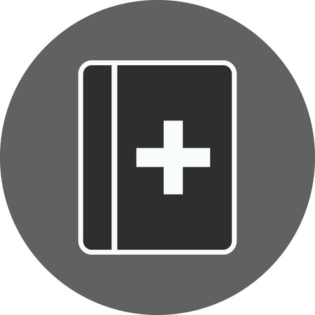 Vector Medical Book Iconのイラスト素材