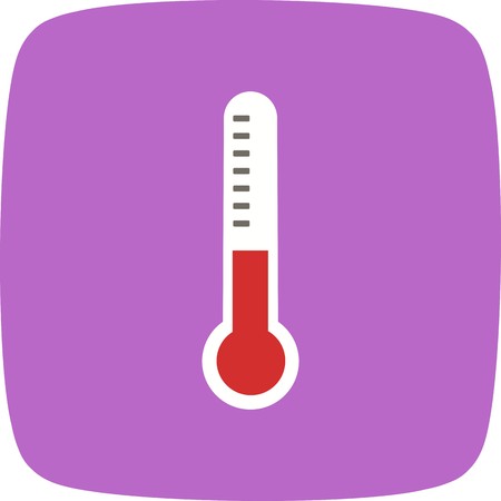 Vector Thermometer Iconのイラスト素材