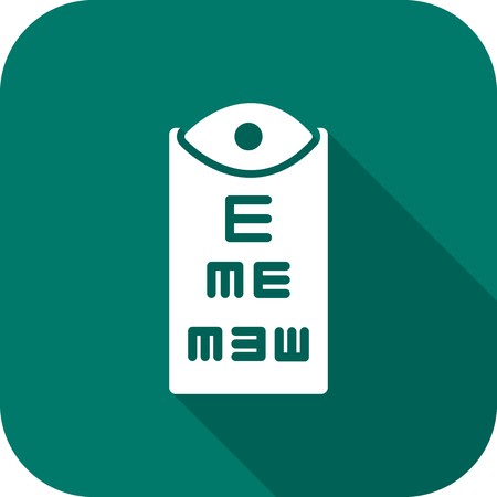Vector Eye Test Iconのイラスト素材