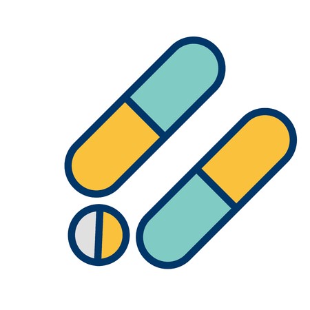 Vector Medicines Iconのイラスト素材