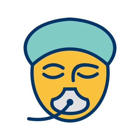 Vector Anesthesia Iconのイラスト素材