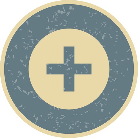 Vector Medical Sign Iconのイラスト素材