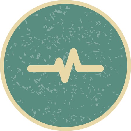 Vector Pulse Rate Iconのイラスト素材
