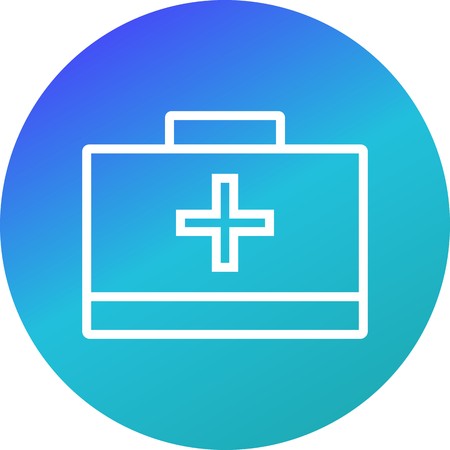Vector First Aid Box Iconのイラスト素材
