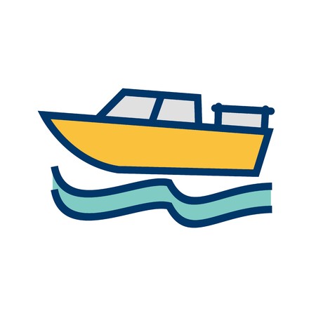 Vector Boat Iconのイラスト素材