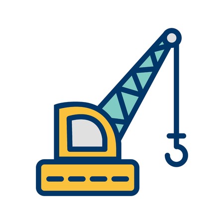 Vector Crane Iconのイラスト素材