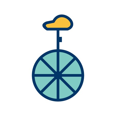 Vector Unicycle Iconのイラスト素材