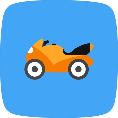 Vector Heavy Bike Iconのイラスト素材