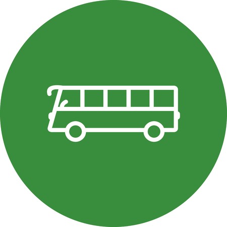 Vector Bus Iconのイラスト素材