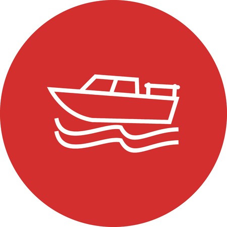 Vector Boat Iconのイラスト素材