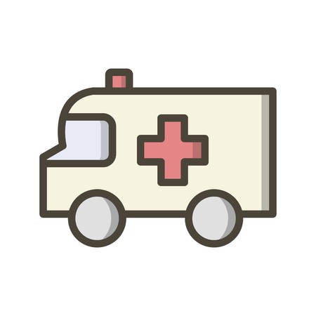 Vector Ambulance Iconのイラスト素材