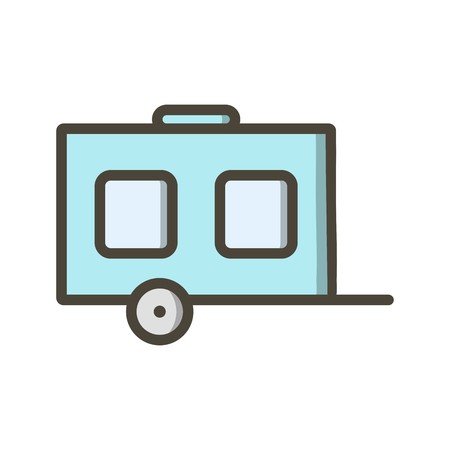 Vector Wagon Iconのイラスト素材