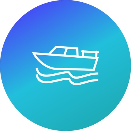 Vector Boat Iconのイラスト素材
