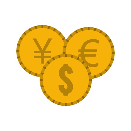 Vector Currencies Iconのイラスト素材