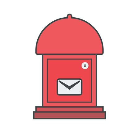 Vector Postbox Iconのイラスト素材