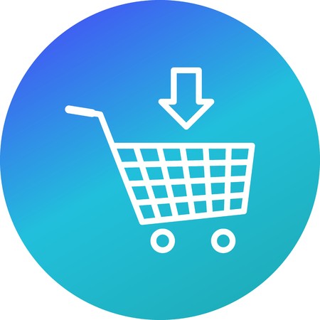 Vector Add to Cart Iconのイラスト素材