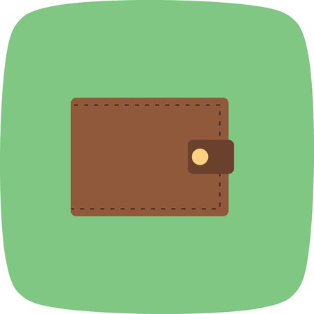 Vector Wallet Iconのイラスト素材