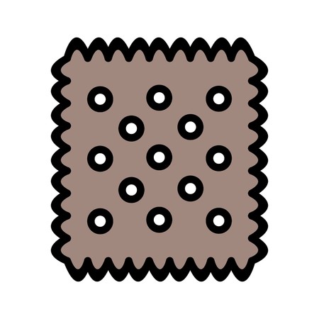Vector Biscuit Iconのイラスト素材