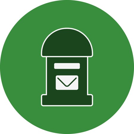 Vector Postbox Iconのイラスト素材