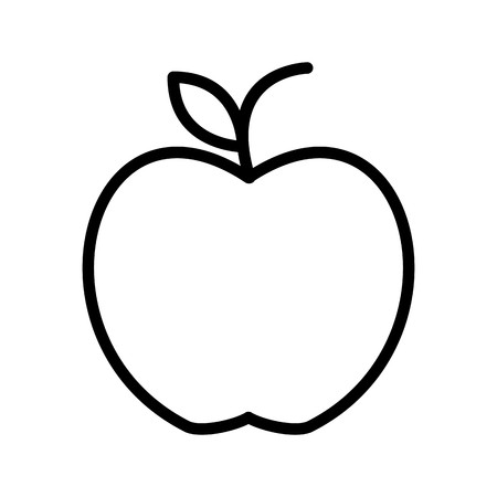 Vector Apple Iconのイラスト素材