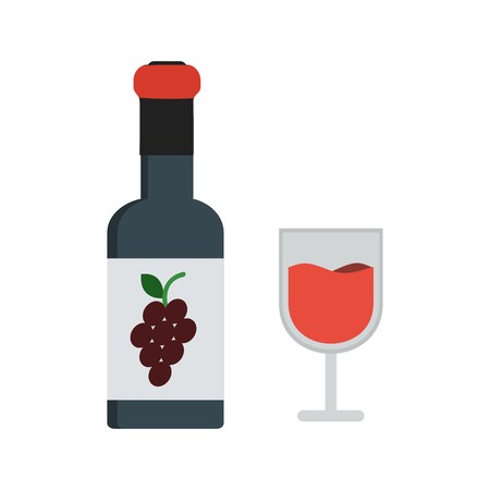 Vector Wine Iconのイラスト素材