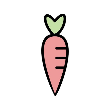 Vector Carrot Iconのイラスト素材