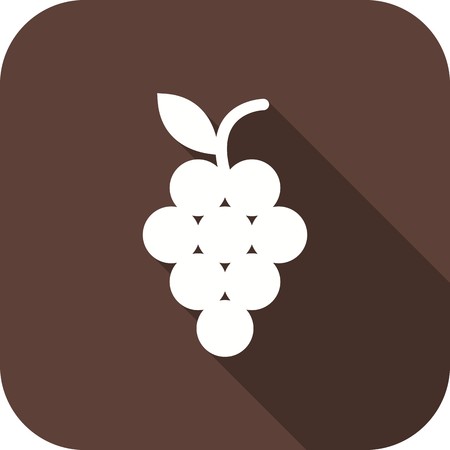 Vector Grapes Iconのイラスト素材