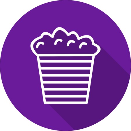 Vector Popcorn Iconのイラスト素材