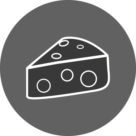 Vector Cheese Iconのイラスト素材