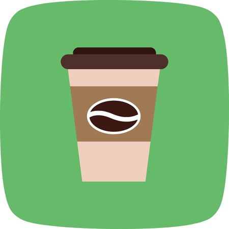 Vector Coffee Iconのイラスト素材