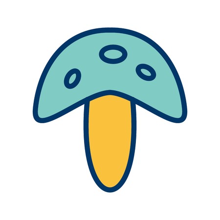 Vector Mushroom Iconのイラスト素材