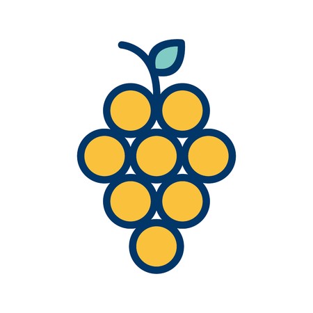 Vector Grapes Iconのイラスト素材