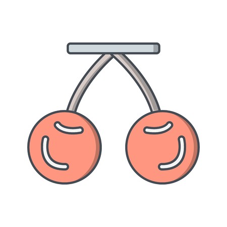 Vector Cherry Iconのイラスト素材