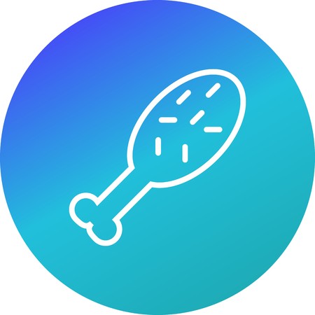 Vector Chicken Iconのイラスト素材