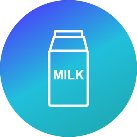 Vector Milk Iconのイラスト素材