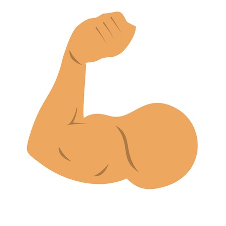 Vector Body Building Iconのイラスト素材