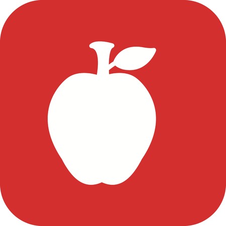 Vector Apple Iconのイラスト素材