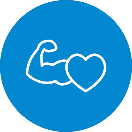 Vector Healthy Heart Iconのイラスト素材