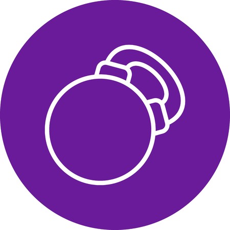 Vector Kettlebell Iconのイラスト素材
