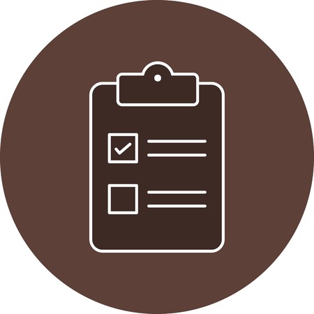 Vector Checklist Iconのイラスト素材