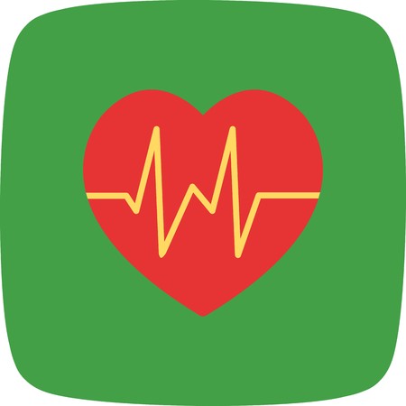 Vector Heart Beat Iconのイラスト素材