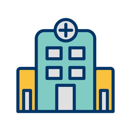 Vector Hospital Iconのイラスト素材