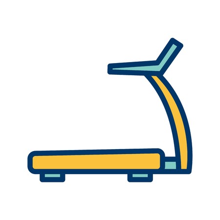 Vector Treadmill Iconのイラスト素材